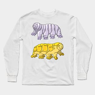 Two Tardigrades Illustration Long Sleeve T-Shirt